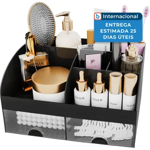 Organizador de Maquiagem com Gavetas Comfyroom Preto A-MBI