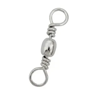 Girador para Pesca BBS Nickel No11 Reduz Torção da Linha em Latão Niquelado com 50 Peças Marine Fishing Girador para Pesca BBS Nickel No11 em Latão Niquelado com 50 Unidades Marine Fishing