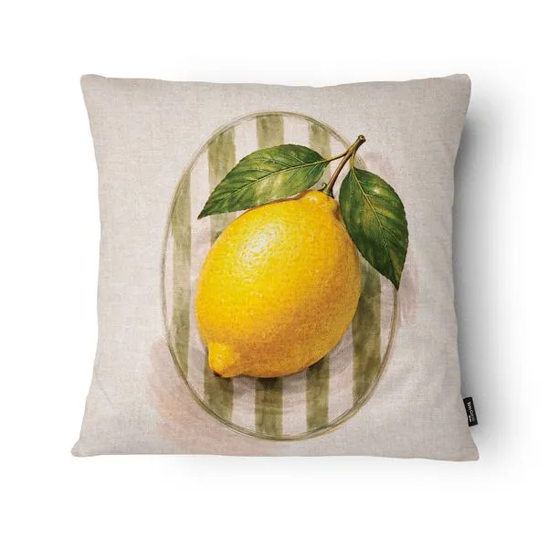Capa Almofada Pomar Limão Siciliano 43x43cm 2602 - Tuti Gottô