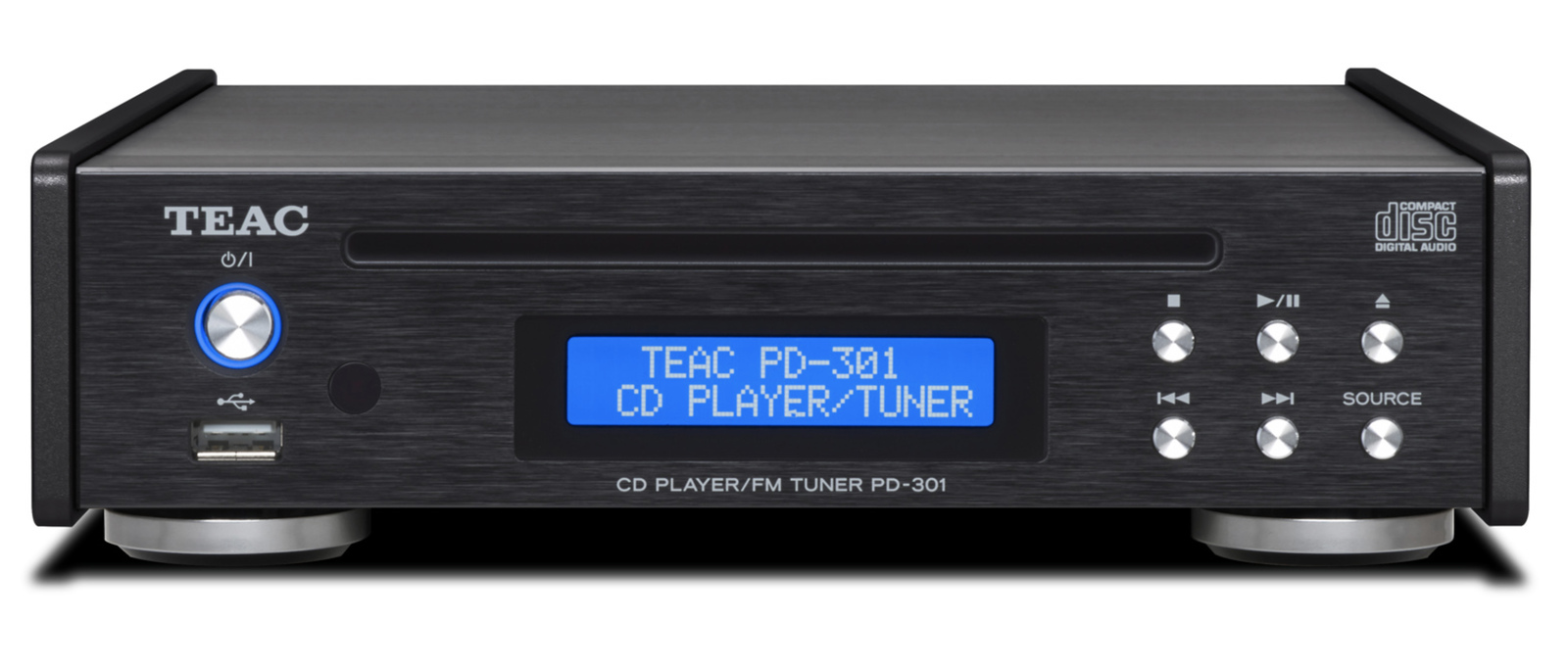 CD Player, USB e Tuner FM TEAC PD-301-X Black