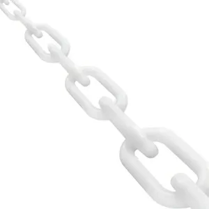Corrente Plástica para Calha F103 para Escoamento de Águas da Chuva com Elo Grande 10 METROS Branco Ferreira Mold Corrente Plástica para Calha F103 10 METROS com Elo Grande Branco Ferreira Mold