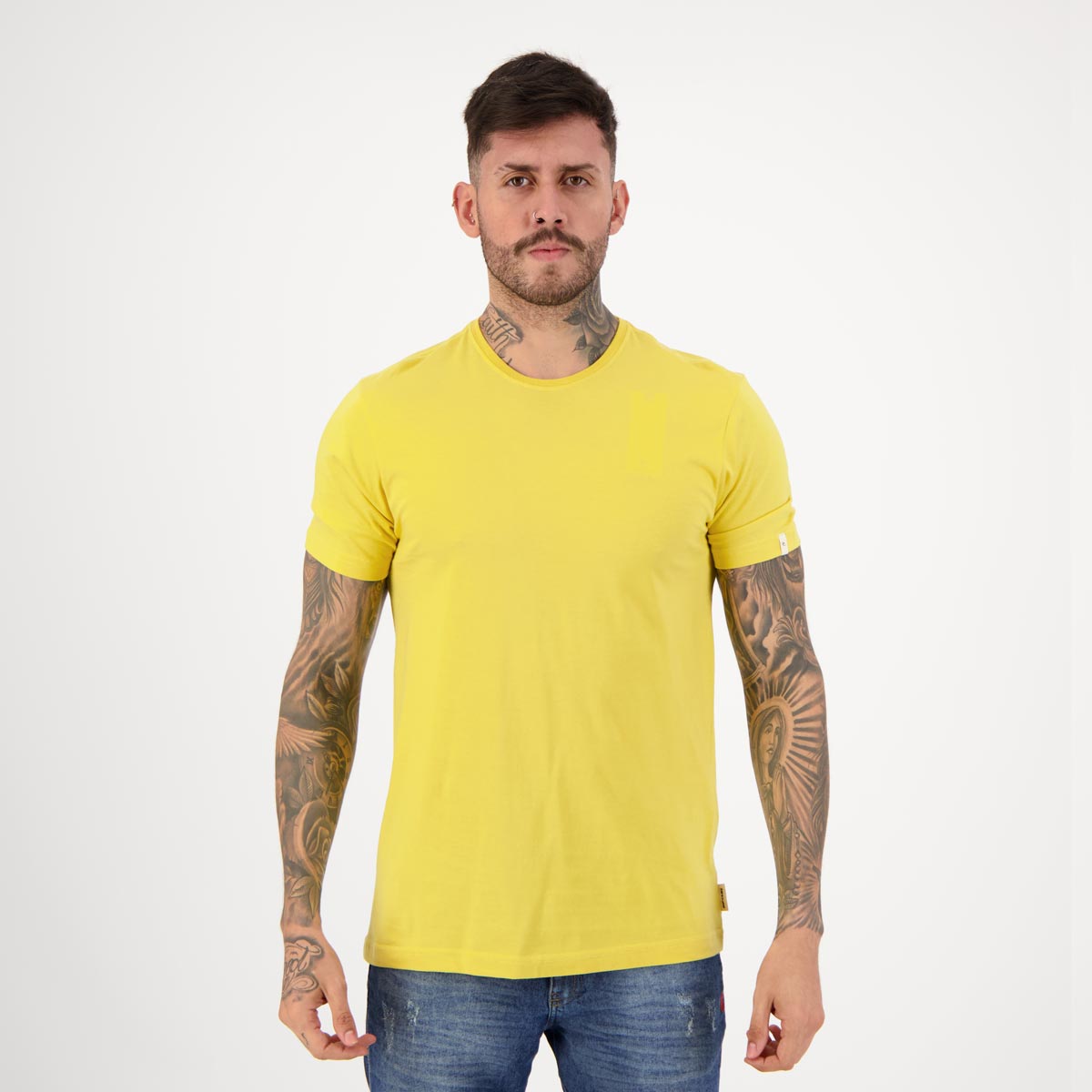 Camiseta Rip Curl Plain Amarela
