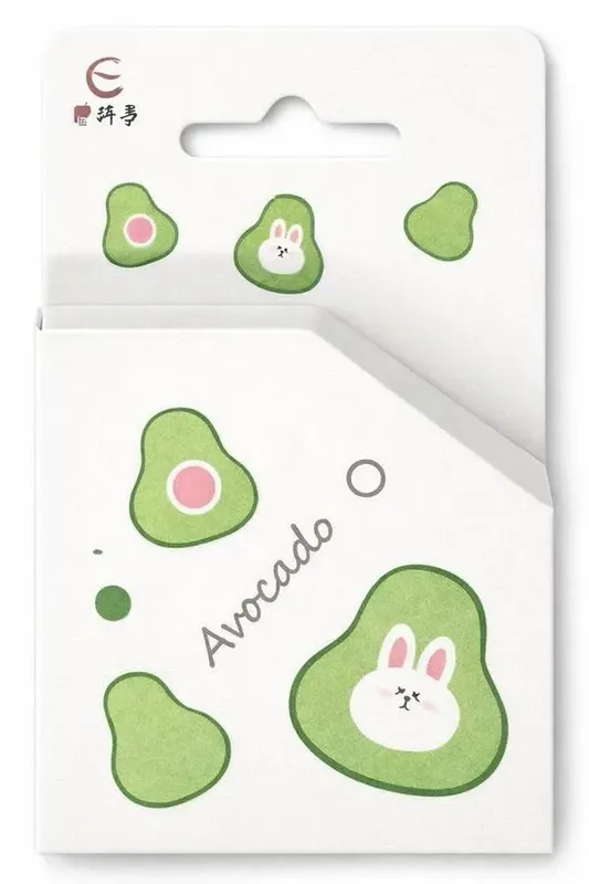 Fita Adesiva Washi Tape Abacate 2 Metros Divesas Estampas
