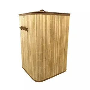 Cesto para Roupas Le Bamboo 35x35x50cm