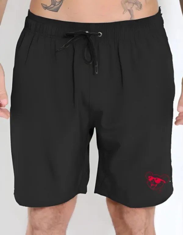 Bermuda Tactel Preta Robson M / Preto