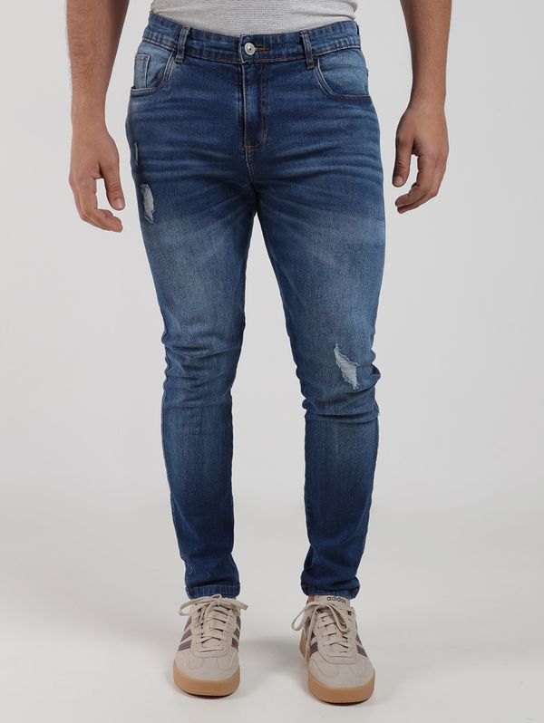 Calça Jeans Skinny Masculina AZUL 38
