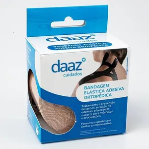 Bandagem Elástica Adesiva Ortopédica Daaz Bege