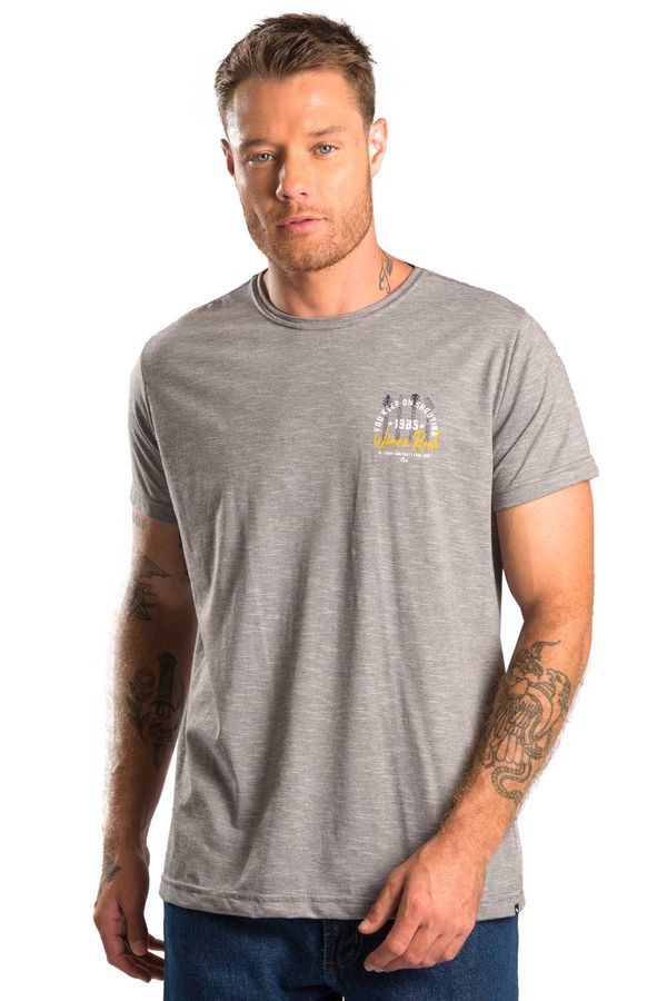 T-Shirt Estampada Flamê Fiado Wanna Rock Grafite GRAFITE/G