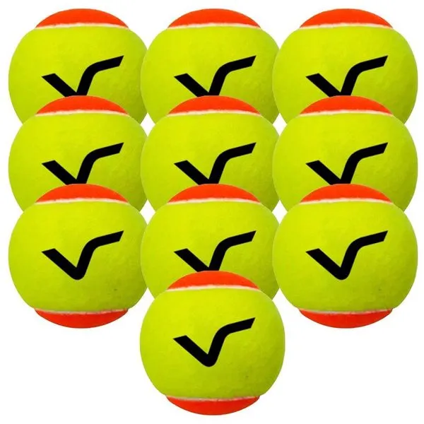 Kit Com 10 Bolas Para Beach Tennis Vg Plus
