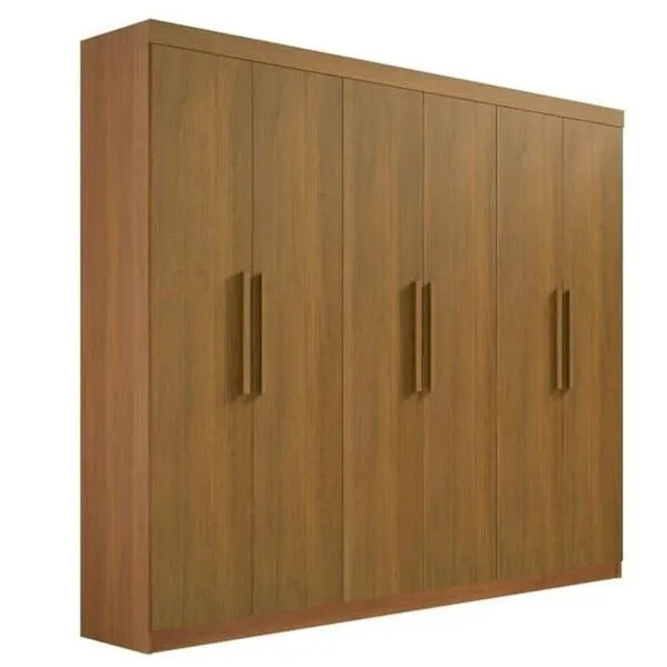 Guarda Roupa Casal 6 Portas 4 Gav - Leblon-cinamomo - D'doro