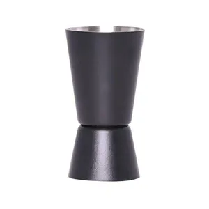 Dosador Duplo Inox Black 50ml - 25ml Mimo Style Ac1848x