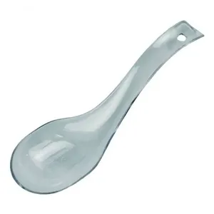 Kit Colher Indiana Acrílica 1CM X 10,5CM com 20 Unidades Transparente Higipack Kit Colher Indiana Acrílica 1CM X 10,5CM 20 Unidades Transparente Higipack