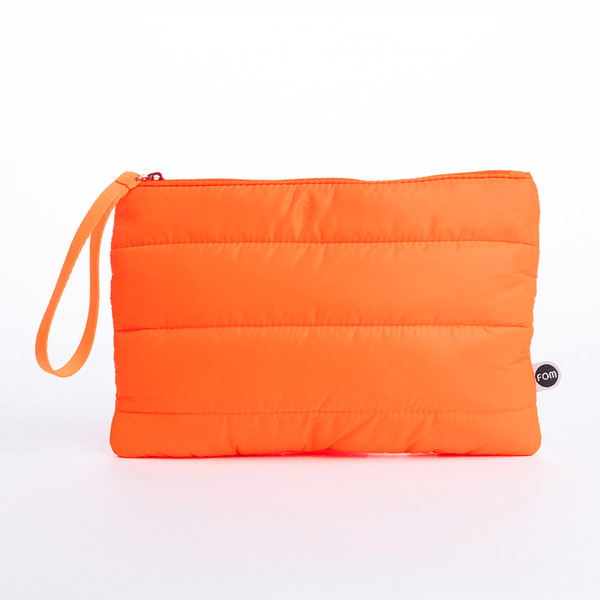 Necessaire Envelope Puffer Laranja