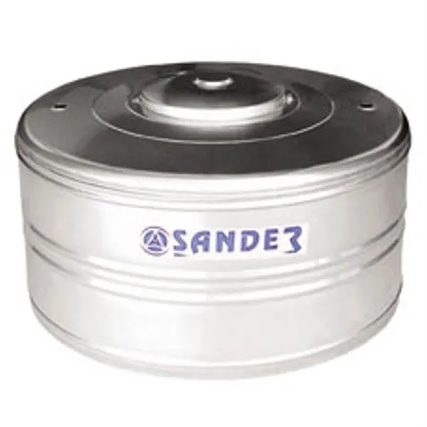 Caixa D' água Em Aço Inox Com Tampa 500 Litros Compacta Funda - Sander Caixa Dagua 500l Aco Inox Compacta Funda Sander