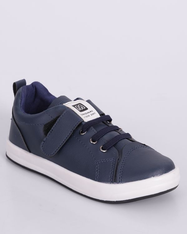 Tênis Infantil Casual com Velcro Marinho 34