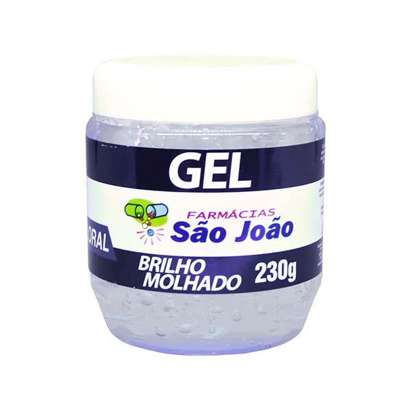 Gel Fixador São João Floral Incolor 230g GEL FIX SAO JOAO 230