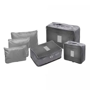Conjunto Organizador 6 Peças Lyor De Mala Para Viagem Cinza 220332
