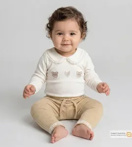 Conjunto Body Ursinhos Cru - G