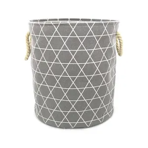 Cesto de Roupa Le com Alça de Corda 35x45cm - Item Sortido