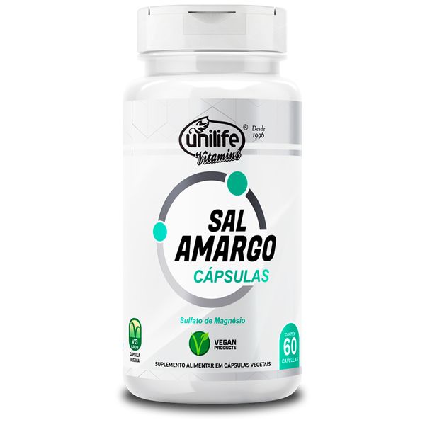 Sal Amargo Unilife 60 Cápsulas 850mg