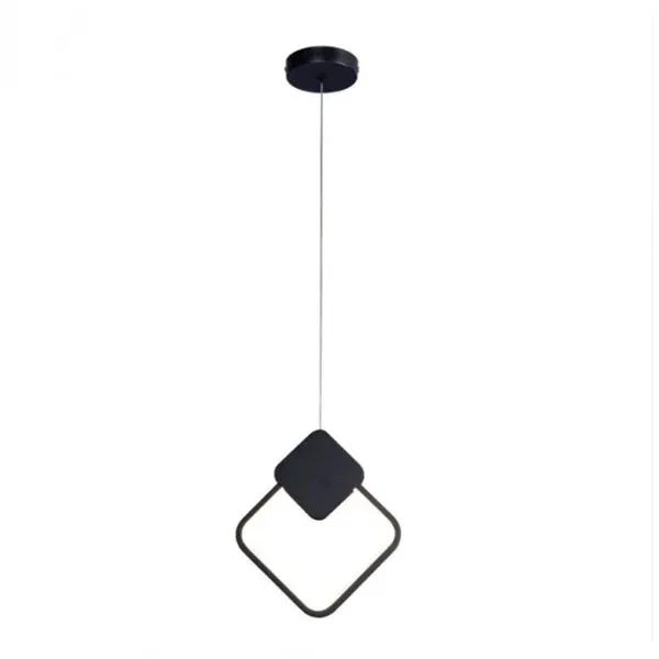 Pendente Dcd03099 LED 14W 3000K Fluxo Luminoso 840LM Autovolt Preto Casa Chafariz Pendente Dcd03099 LED 14W 3000K Fluxo Luminoso 840LM Preto Casa Chafariz
