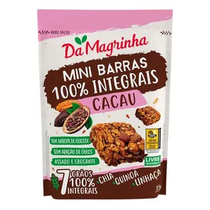 Mini Barras 100% Integral Cacau 35g - Da Magrinha