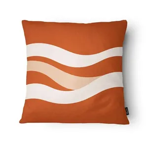 Capa Almofada Geométrica Ondas Horizontais Veludo 43x43cm 2627 - Tuti Gottô