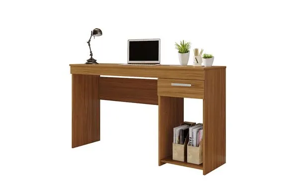 Mesa para Escritório Office 1 Gaveta Freijó Trend - Notável