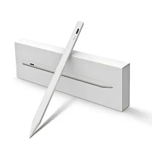 Caneta Digital Universal Touchscreen Ponta Fina Tablet Stylus para Escrita e Desenho Preciso Branco Caneta Digital Universal Touchscreen Ponta Fina Tablet Stylus para Escrita Precisa Branco