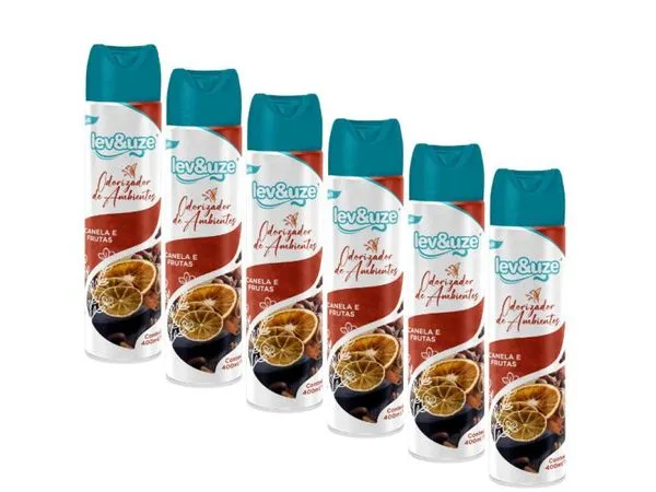 Odorizador Purificador Cheiro Ambiente Lev&uze Canela F 06