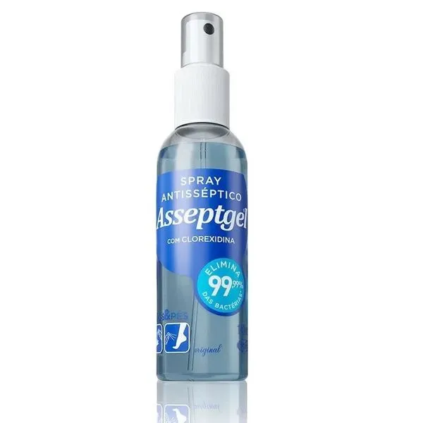 Spray Antisséptico com Clorexidina Asseptgel 120ml Spray Antiss?ptico com Clorexidina Asseptgel 120ml
