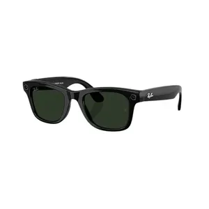 Óculos de Sol Ray-Ban Meta Wayfarer Gen 2 RW4012 Preto Brilhante / Transitions Verde Grafite Unissex