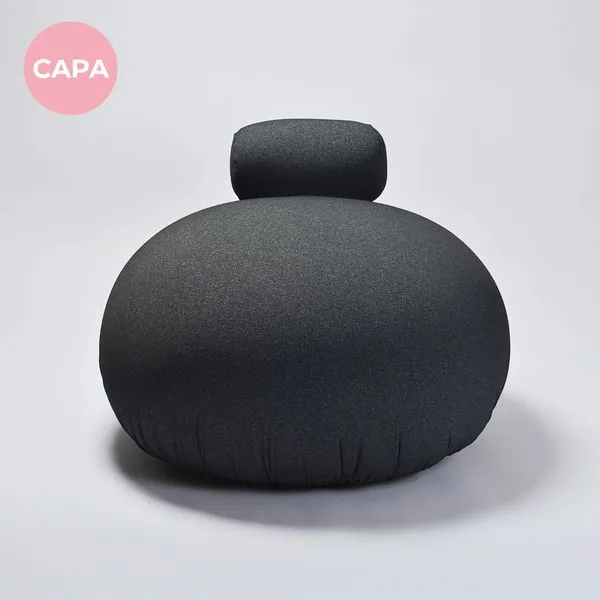 Capa Puff Ergo Com Apoio Mescla Escuro