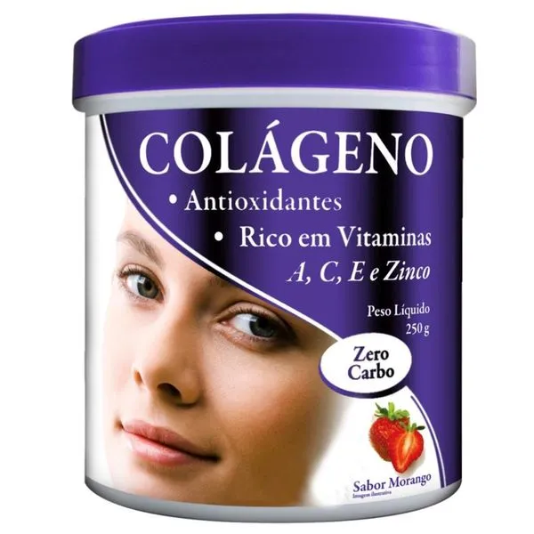 Colágeno Health Labs Pó Morango 250g