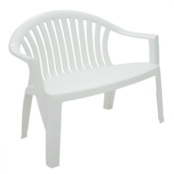 Banco Tramontina Leme 114 Cm Em Polipropileno Branco