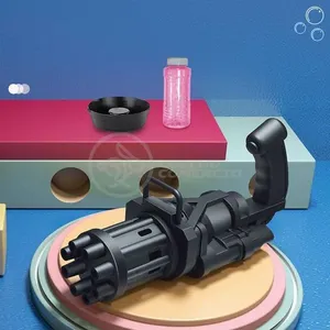 Máquina Elétrica Brinquedo Tiktok Lança Bolhas Sabão Mágica Criança Infantil com 8 Saídas Preto Smart Bracelet Brinquedo de Bolhas Máquina Elétrica Tiktok com 8 Saídas e Frasco de Mistura Preto Smart Bracelet