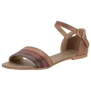 Sandália Feminina Flat Miss Western 120 CAFÉ 01 35