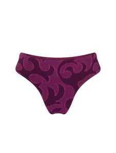 Tanga Lateral Média Estampada Guapa ROXO G