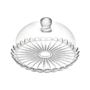 Boleirinha Pétalas de Jasmin Vidro Transparente 15x24cm - Vitazza