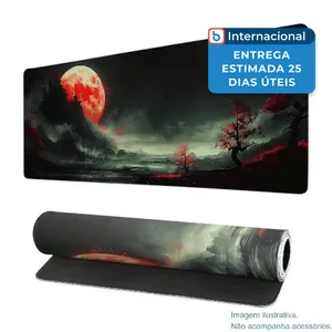 Mousepad Brecoy Red Moon 80X30 Verde A-MBI