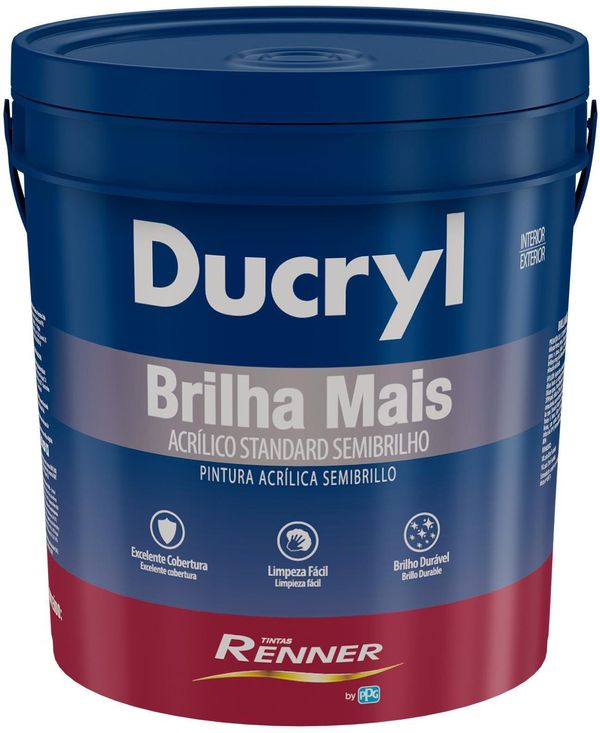 Tinta Acrílica Renner Ducryl Semibrilho Perola 7453 18L