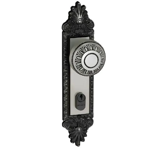 Fechadura Externa Colonial Bola 55MM Zamac Latão Oxidado Fech.ext.colonial 3600-1 Aliança Importação Fechadura Externa Colonial Bola 55MM Zamac Latão Oxidado Aliança Importação