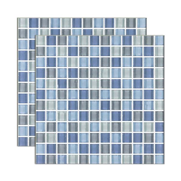 Pastilha Vidrissímo 30x30cm mix azul Portobello