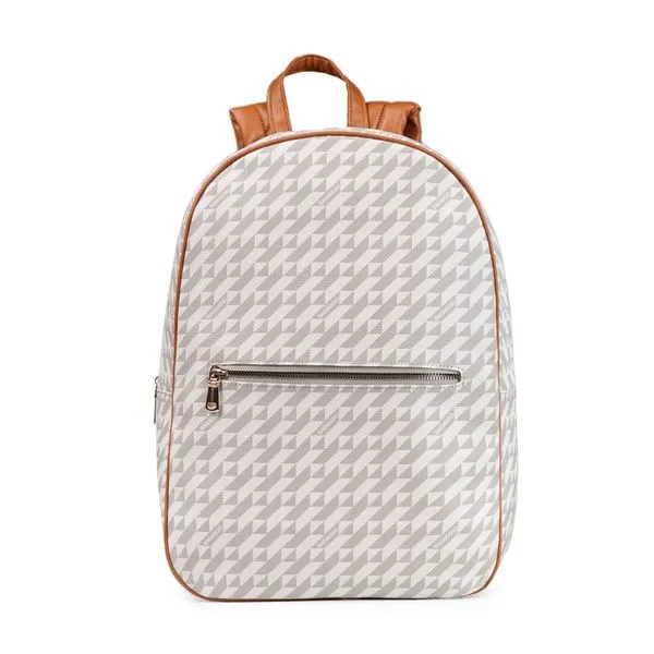 Mochila Feminina Média Monograma BG Bege 0226815071001