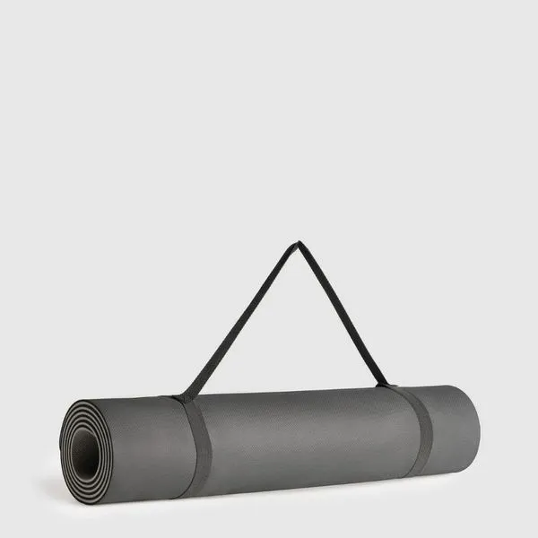 Tapete para Yoga Mat 1 e 70m X 55cm X 5mm para Exercícios em Casa com Amortecimento em E.V.A Cinza OEM Tapete para Yoga Mat 1 e 70m X 55cm X 5mm com Amortecimento em E.V.A Cinza OEM