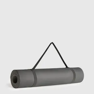 Tapete para Yoga Mat 1 e 70m X 55cm X 5mm para Exercícios em Casa com Amortecimento em E.V.A Cinza OEM Tapete para Yoga Mat 1 e 70m X 55cm X 5mm com Amortecimento em E.V.A Cinza OEM
