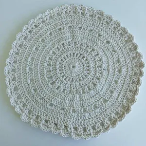 Sousplast 40cm Crochêlia Cru