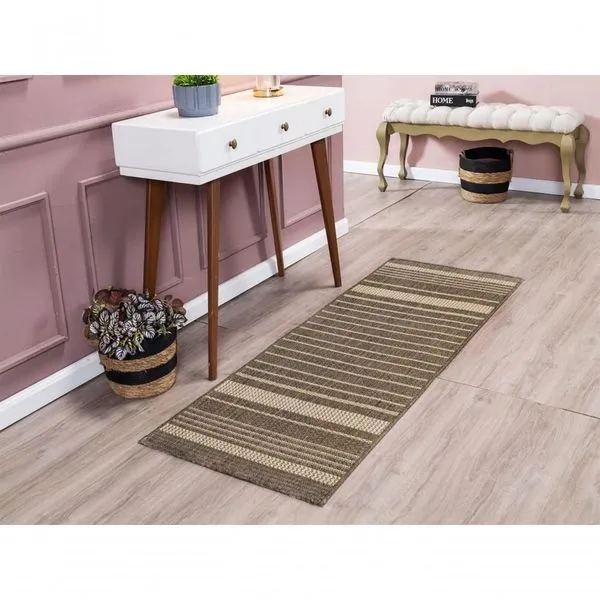Tapete Passadeira Ps-37 Mescla 66x300CM Sisal Polipropileno Base Antiderrapante para Sala Cinza Tapete Passadeira Ps-37 Mescla 66x300CM Sisal Polipropileno Cinza