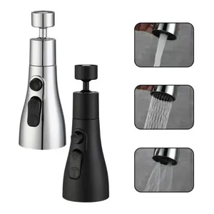 Extensor para Torneira Extensor Giratório 360 graus com 03 Modos de Jato Economia de Água Prata Top Rio Comercial Extensor para Torneira Extensor Giratório 360° 03 Modos de Jato Prata Top Rio Comercial