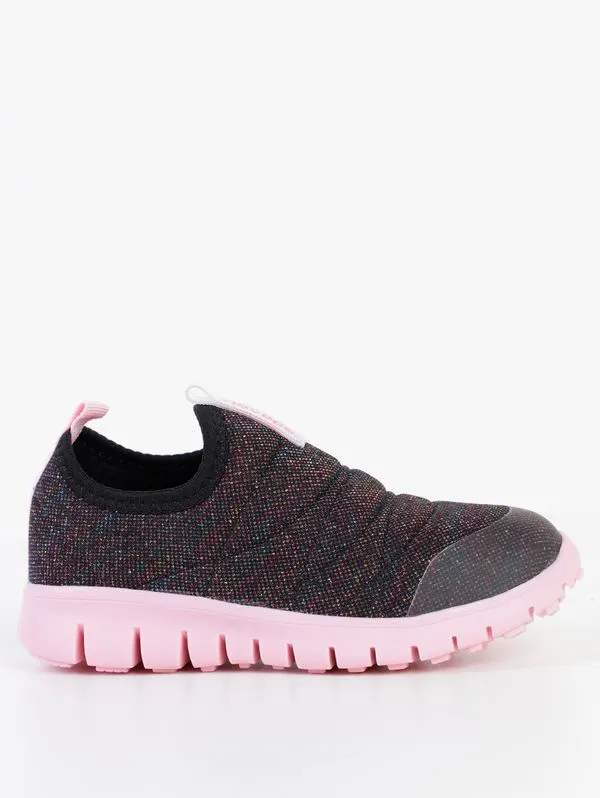 Tênis Juvenil Para Menina - PRETO/ROSA CLARO 30